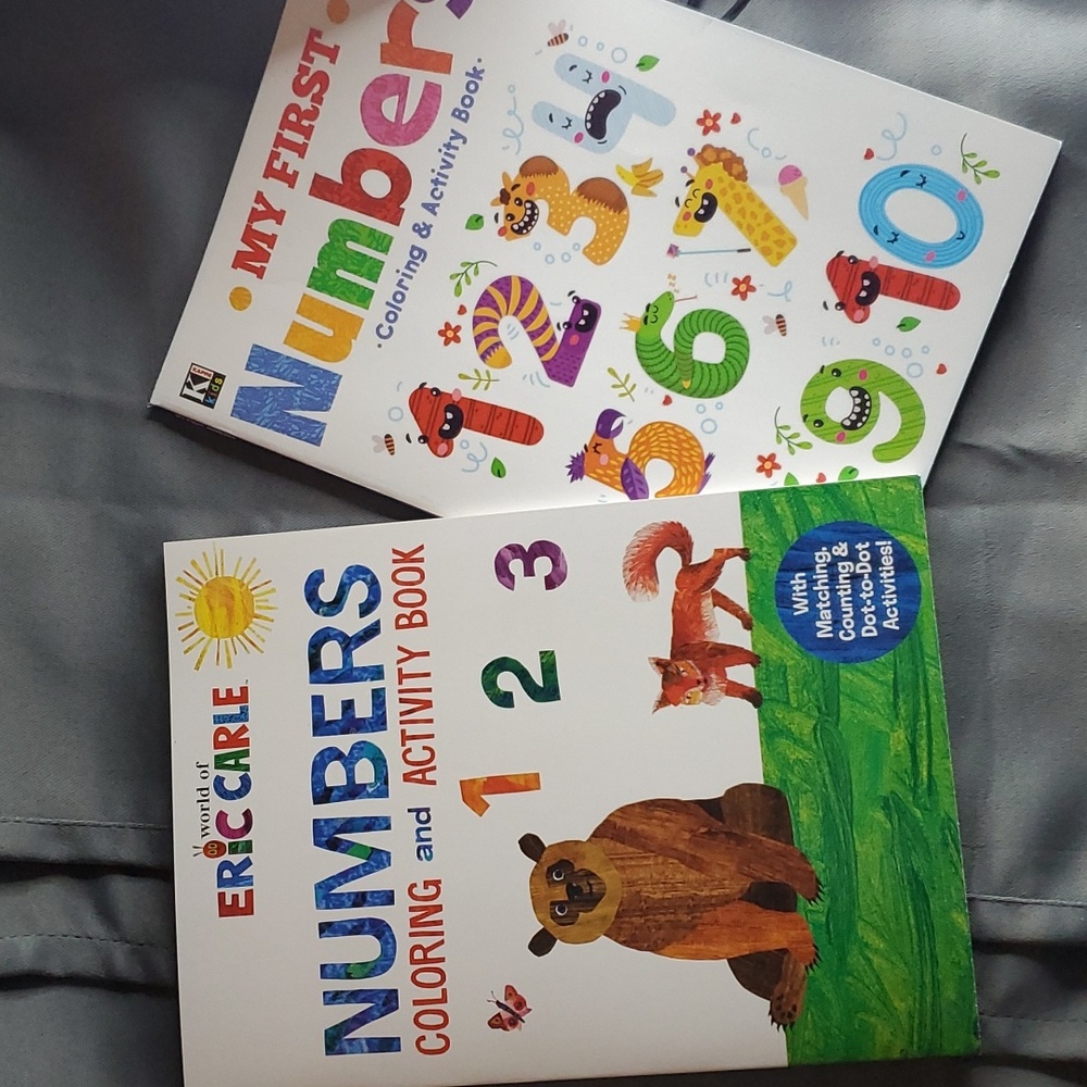 Numbers‎ Coloring & Activity Books